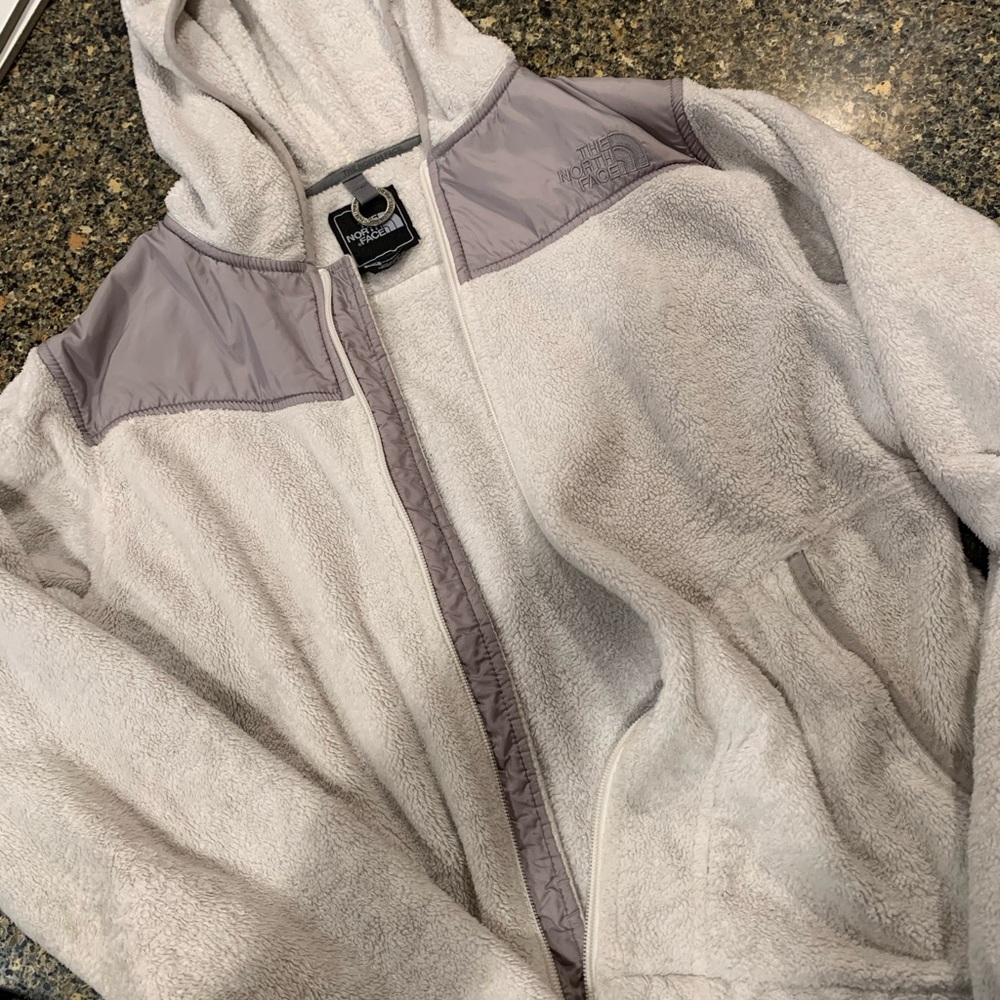 White North Face Fleece Jacket